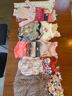 Large Lot 12-18 month Assorted Multi-Color Summer Clothes Lot - Kids Accessories